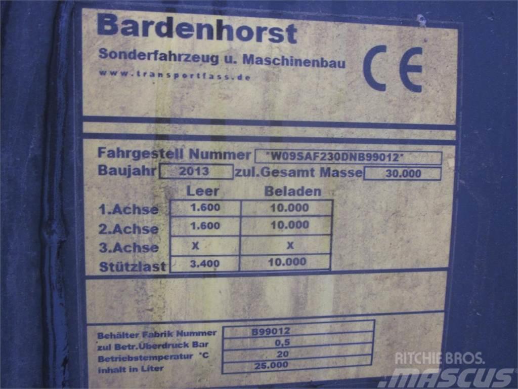  Bardenhorst 25000, 25 cbm, Tanksattelauflieger, Zu Kalové cisterny