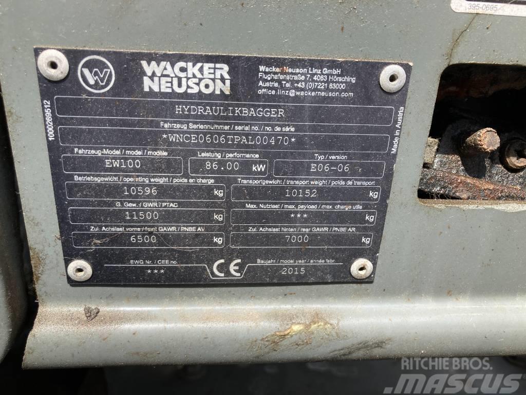 Wacker Neuson EW 100 Kolová rýpadla