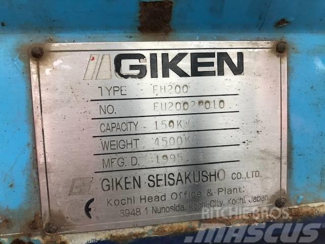 Giken Silent Piler ZP 150 Hydraulická beranidla na zatloukání pilotů