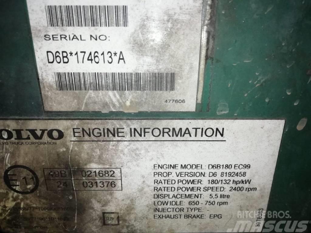 Volvo Engine D6B180 Motory