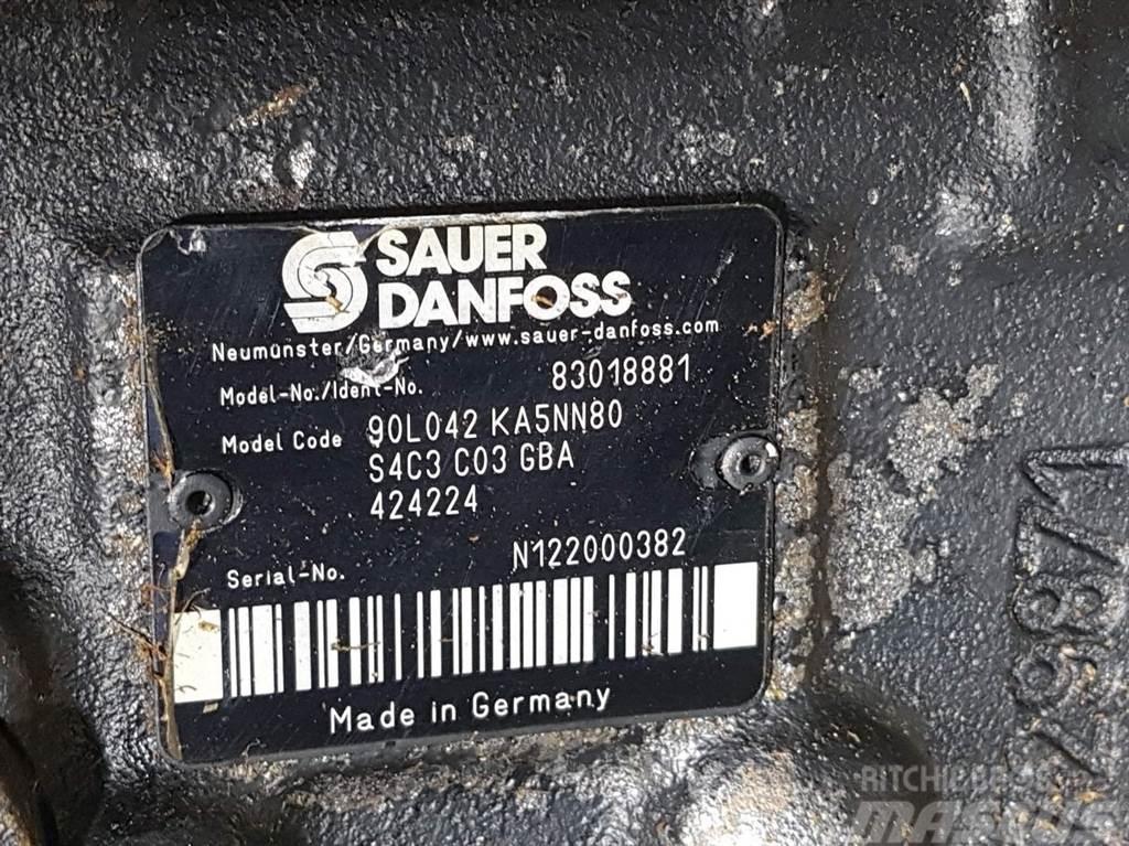 Sauer Danfoss 90L042KA5NN80S4C3-83018881-Drive pump/Fahrpumpe Hydraulika