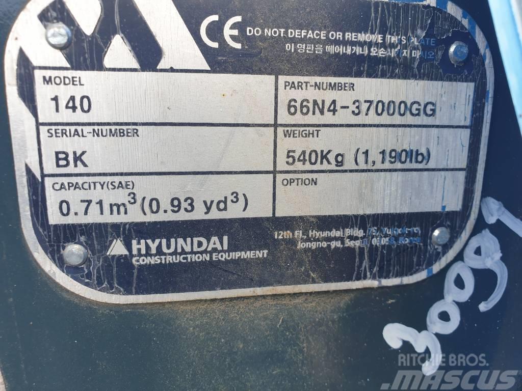 Hyundai Excavator digging bucket 140 66N4-37000GG Lopaty