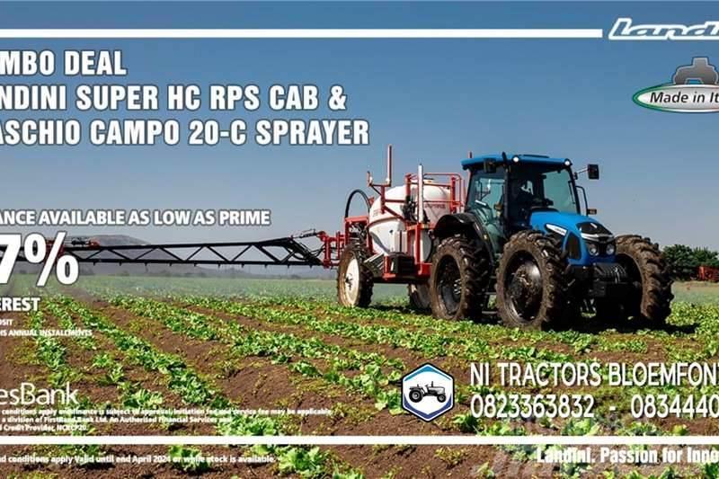 Landini PROMO - Landini Super HC RPS CAB & Maschio Sprayer Traktory