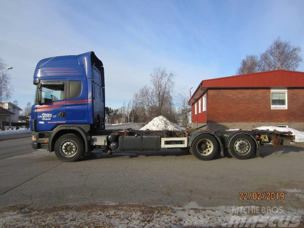 Scania R 124 LB 6X2 4700 Kontejnerový rám/Přepravníky kontejnerů