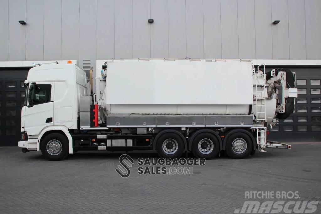Scania R540 Amphitec Vortex 11000 suction excavator Kombinované/Čerpací cisterny