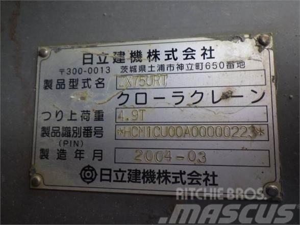Hitachi ZX75URT Pásové jeřáby