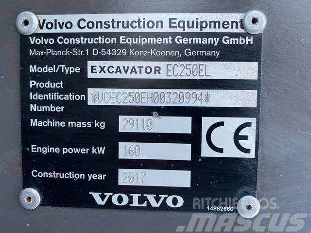 Volvo EC250EL Pásová rýpadla