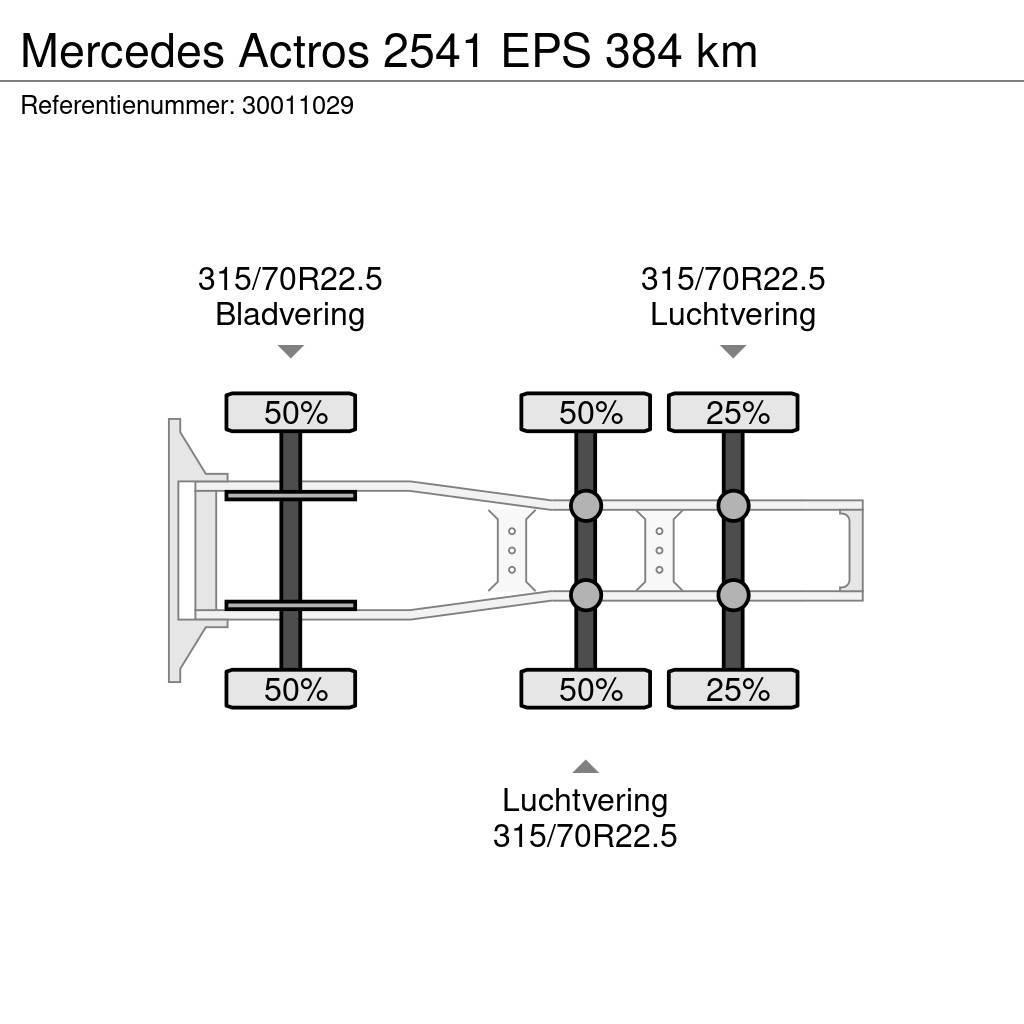 Mercedes-Benz Actros 2541 EPS 384 km Tahače
