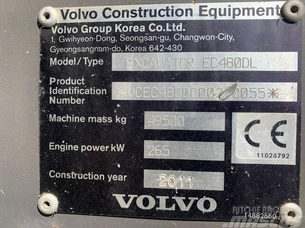 Volvo EC480DL Excavator pe Senile Speciální bagry