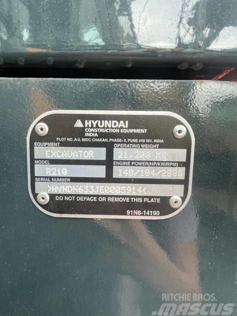 Hyundai R210 Pásová rýpadla