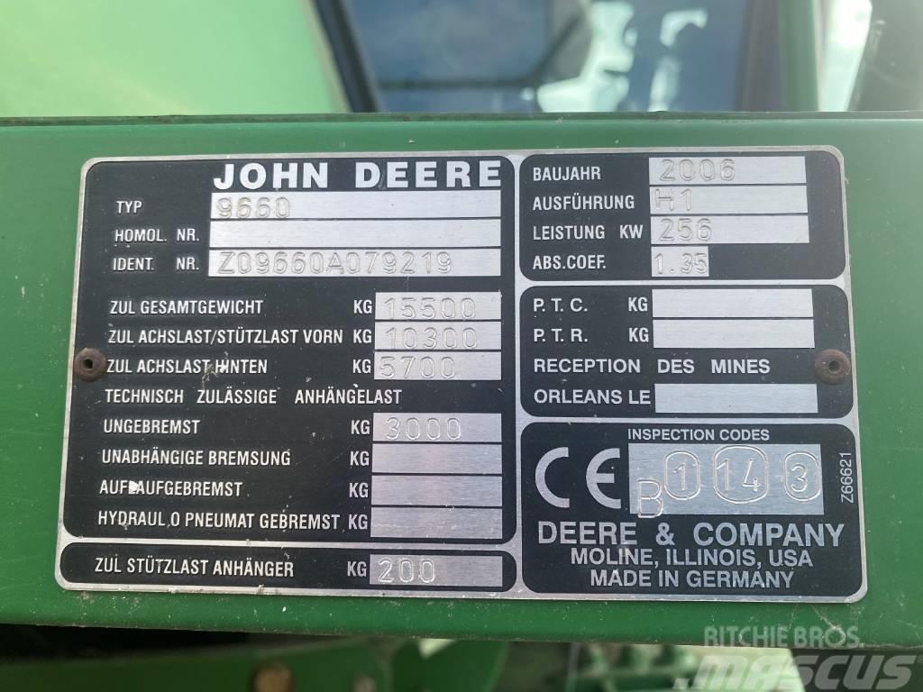 John Deere 9660 i WTS Sklízecí mlátičky