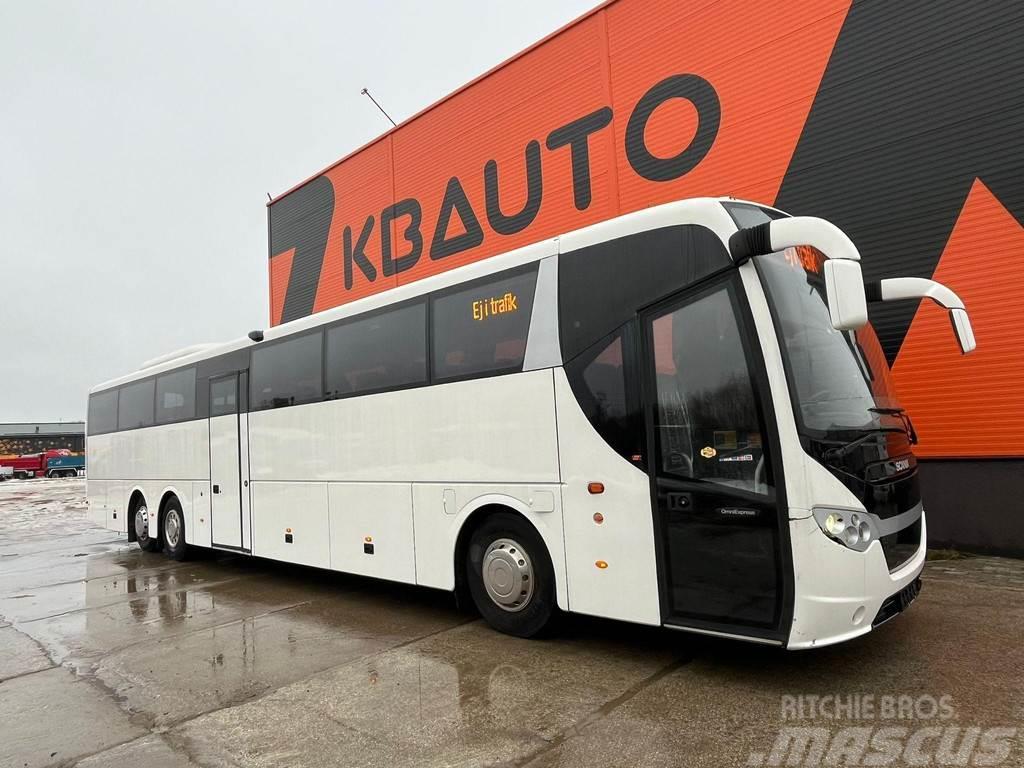 Scania K 340 6x2*4 55 SEATS / AC / AUXILIARY HEATER / WC Zájezdové autobusy