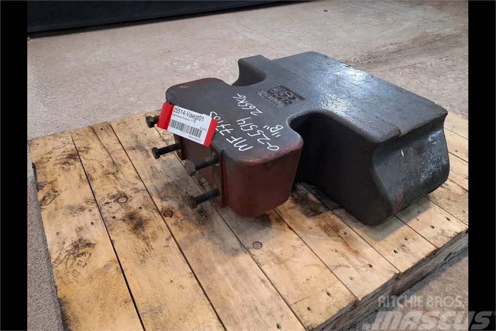 Massey Ferguson 7718S Weight block Podvozky a zavěšení kol