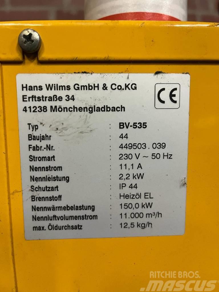 Wilms BV 535 Topení a zařízení pro rozmrazování