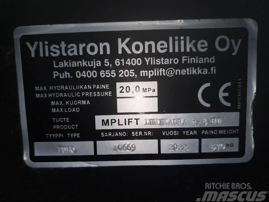 Mp-lift Lumikauha 1,4m3 / 2,4m EURO HD Příslušenství předního nakladače