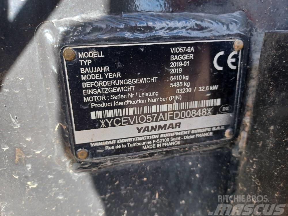 Yanmar VIO57-6A Mini rýpadla < 7t