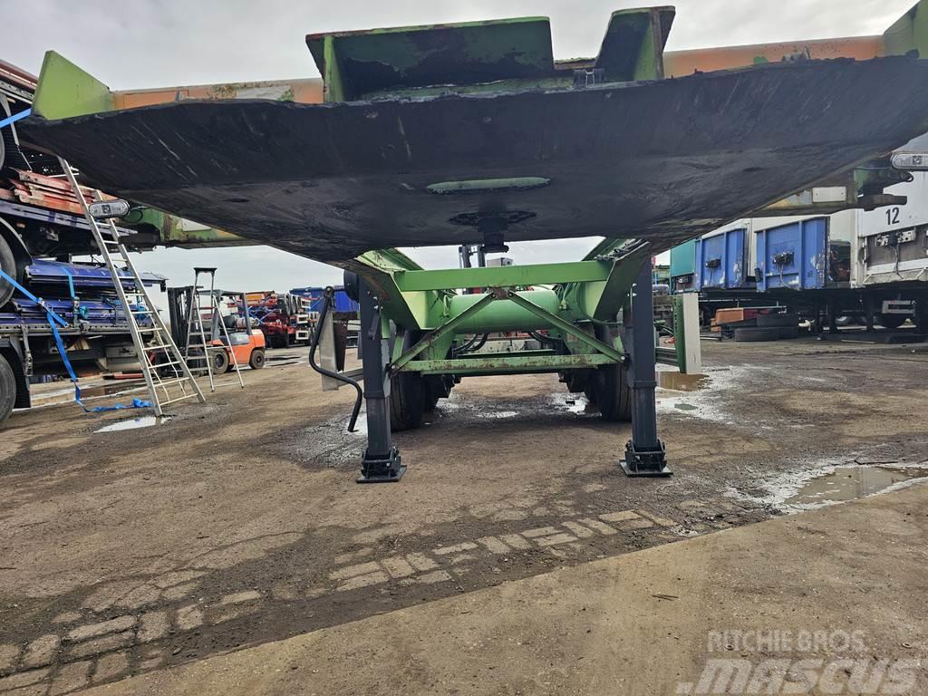 Renders Euro 700 2 axle 20 ft chassis air susp merccedes d Kontejnerové návěsy