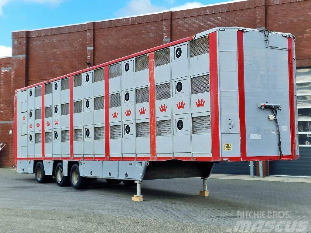  CUPPERS 3 deck livestock trailer - Water & Ventila Návěsy pro přepravu zvířat