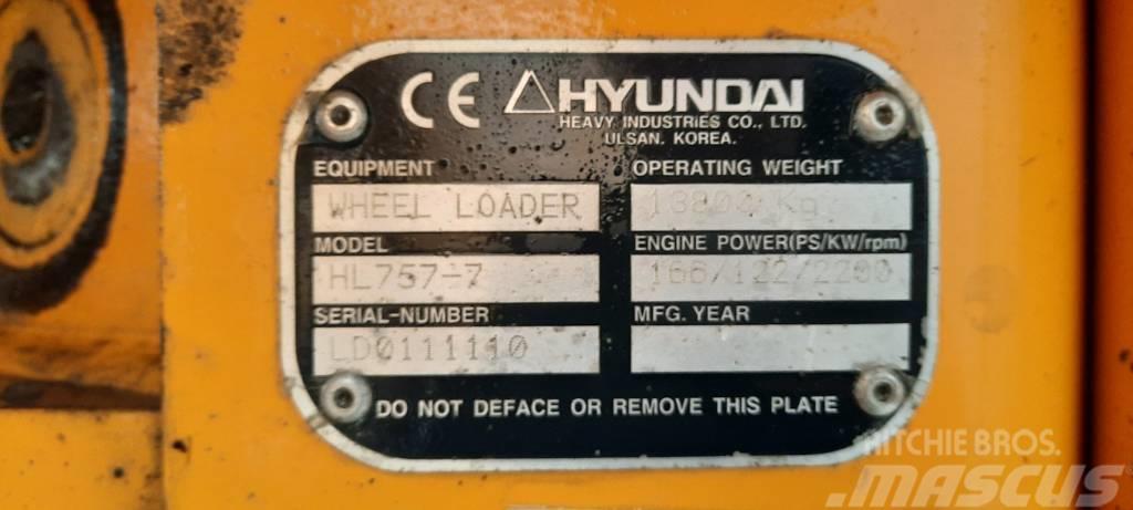 Hyundai HL 757-7 Kolové nakladače
