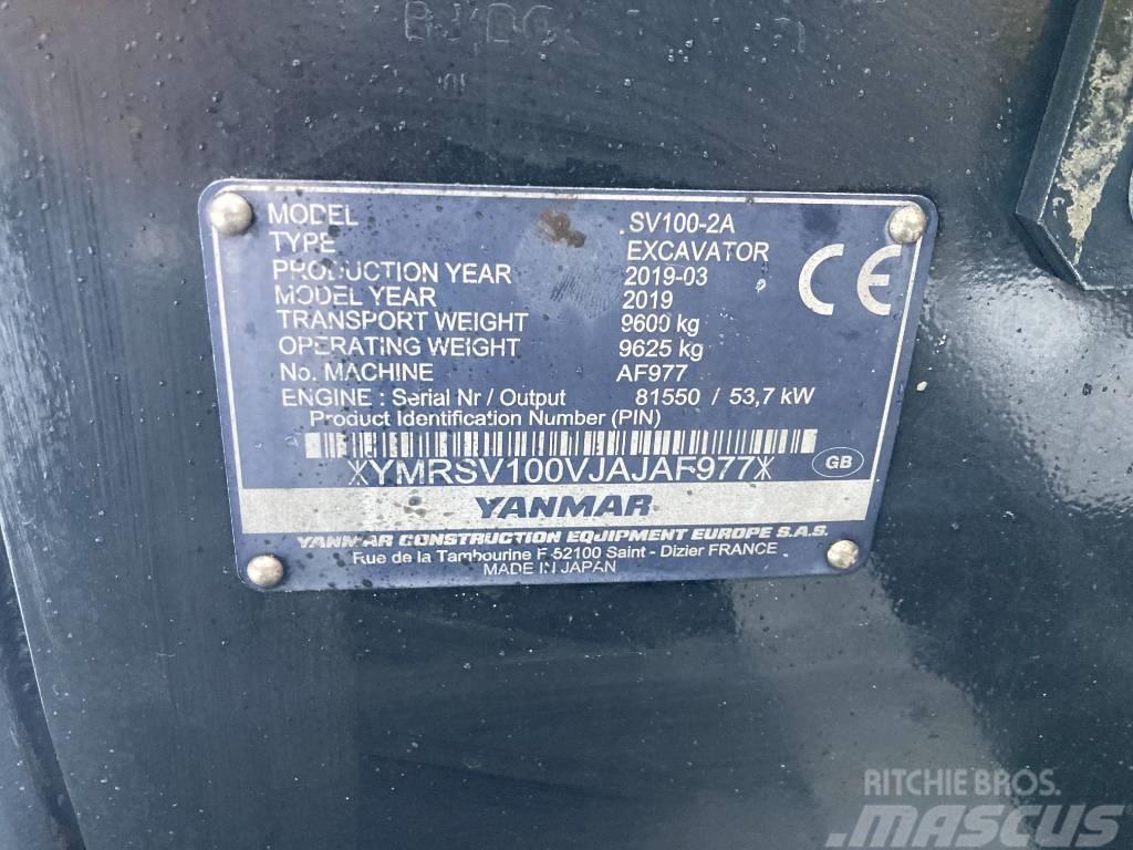 Yanmar SV 100-2A Midi rýpadla 7t - 12t