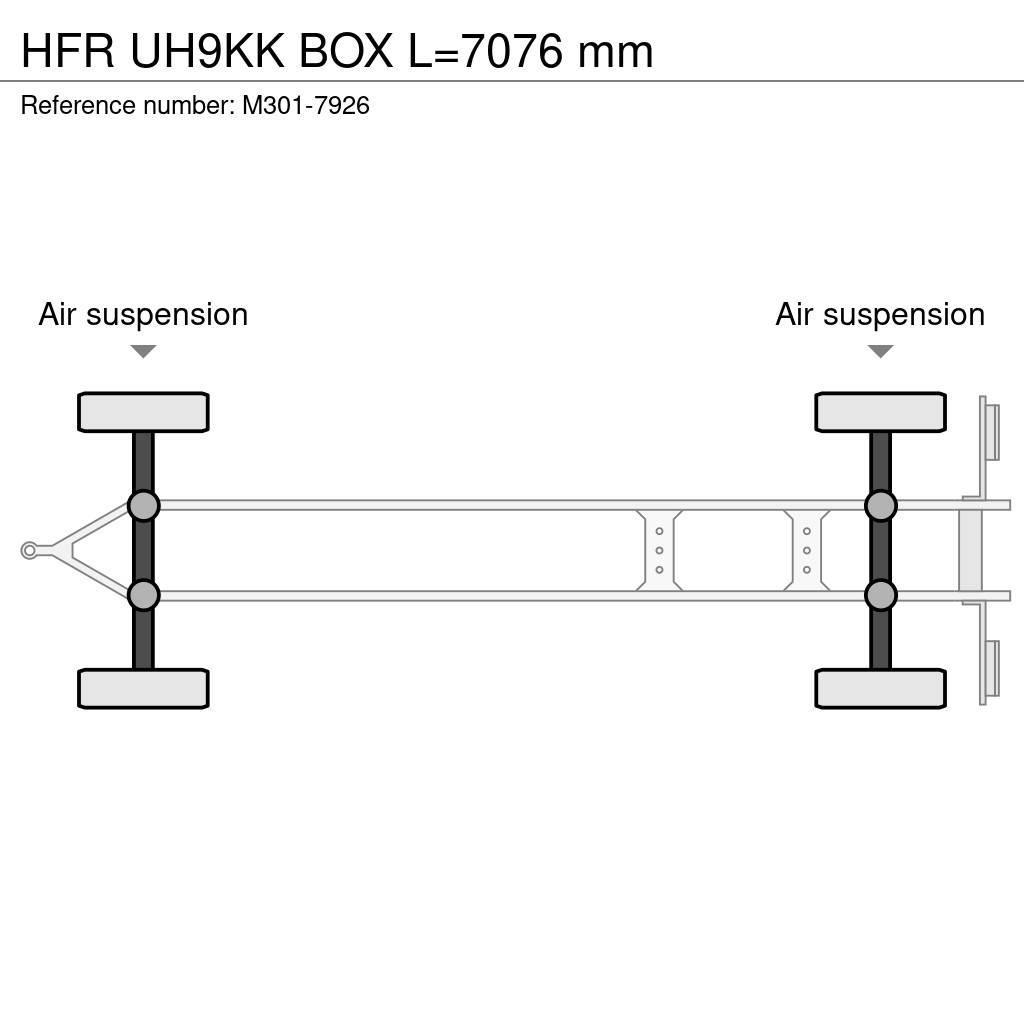 HFR UH9KK BOX L=7076 mm Skříňové přívěsy