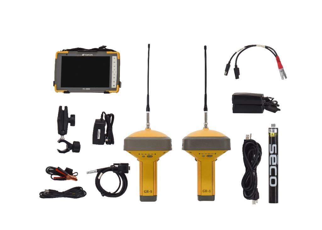 Topcon Dual GR-5 UHF II Base/Rover Kit, FC-5000 & Pocket- Ostatní komponenty