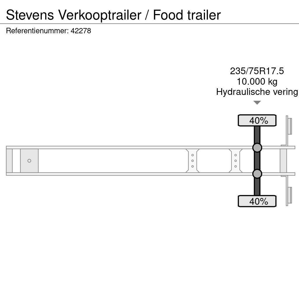 Stevens Verkooptrailer / Food trailer Chladírenské návěsy