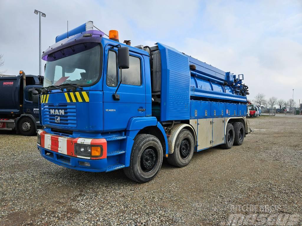 MAN FE460 8x4 Vaccum truck - Full Steel suspension Kombinované/Čerpací cisterny