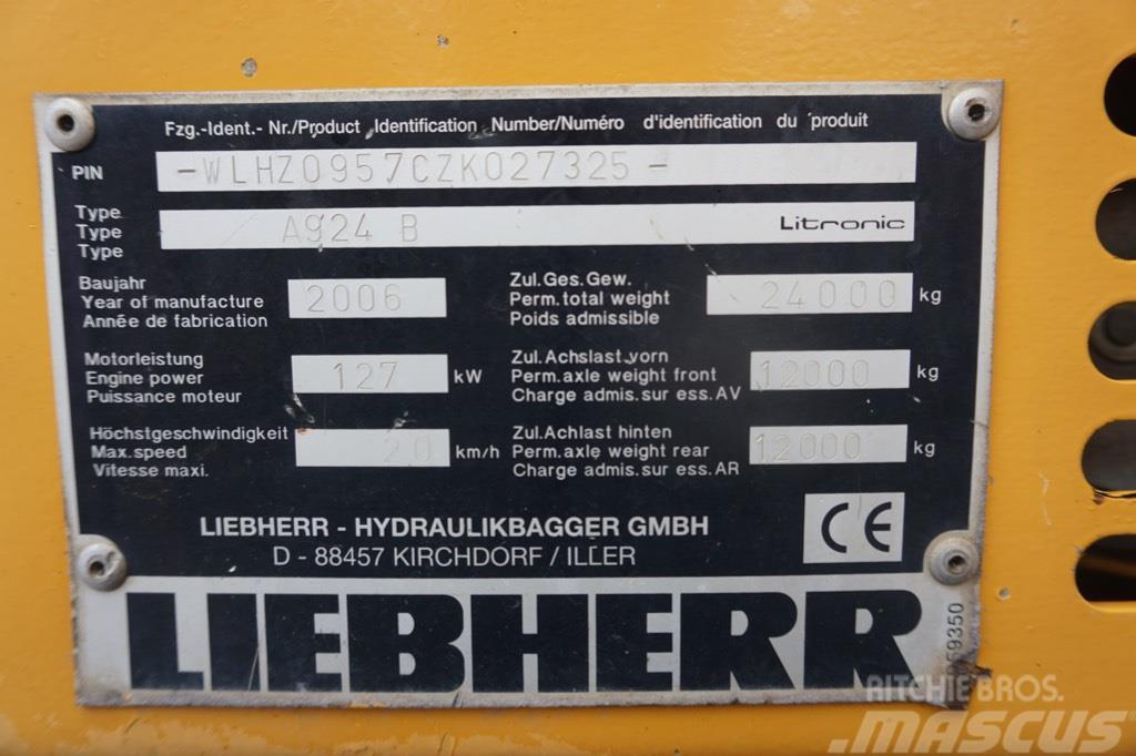 Liebherr A 924 B Litronic Stroje pro manipulaci s odpadem