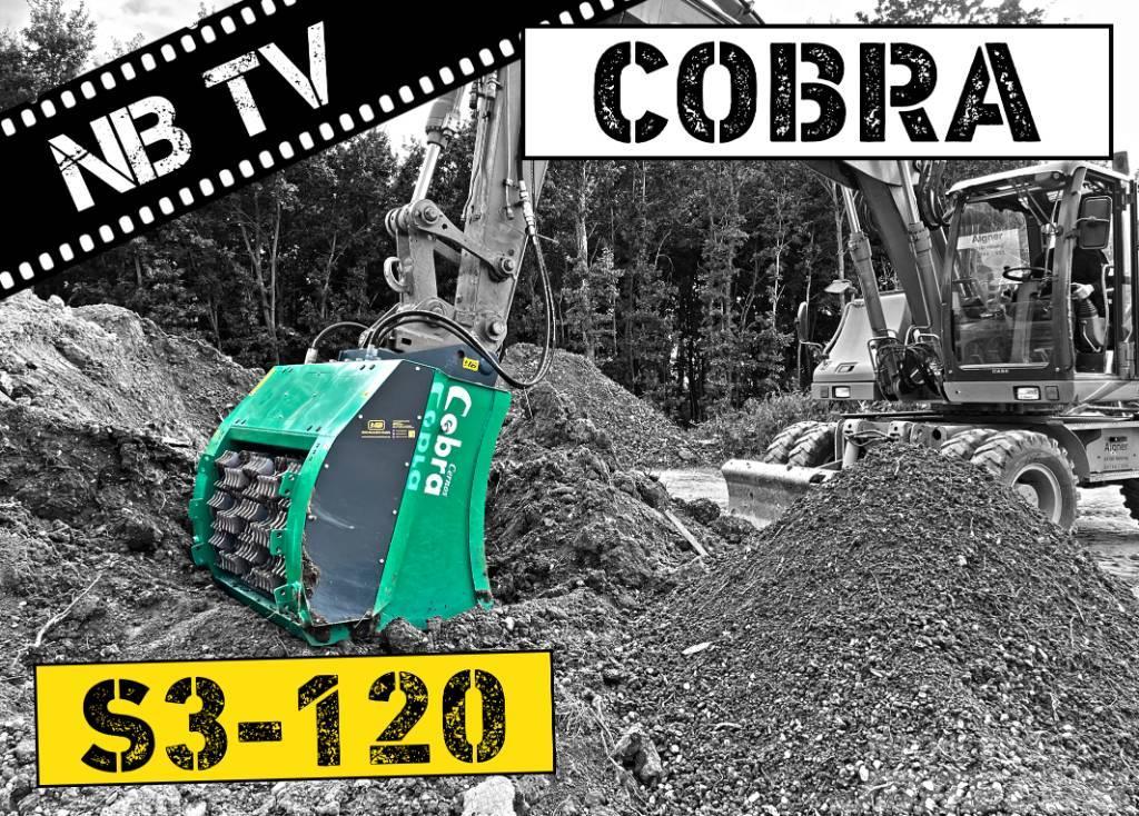 Cobra Siebschaufel S3-120 | Schaufelseparator Bagger Prosévací lopaty