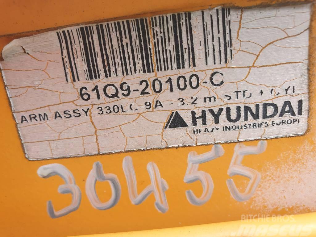 Hyundai Excavator stick arm assy 330LC-9A 3.2m Hloubkové lopaty