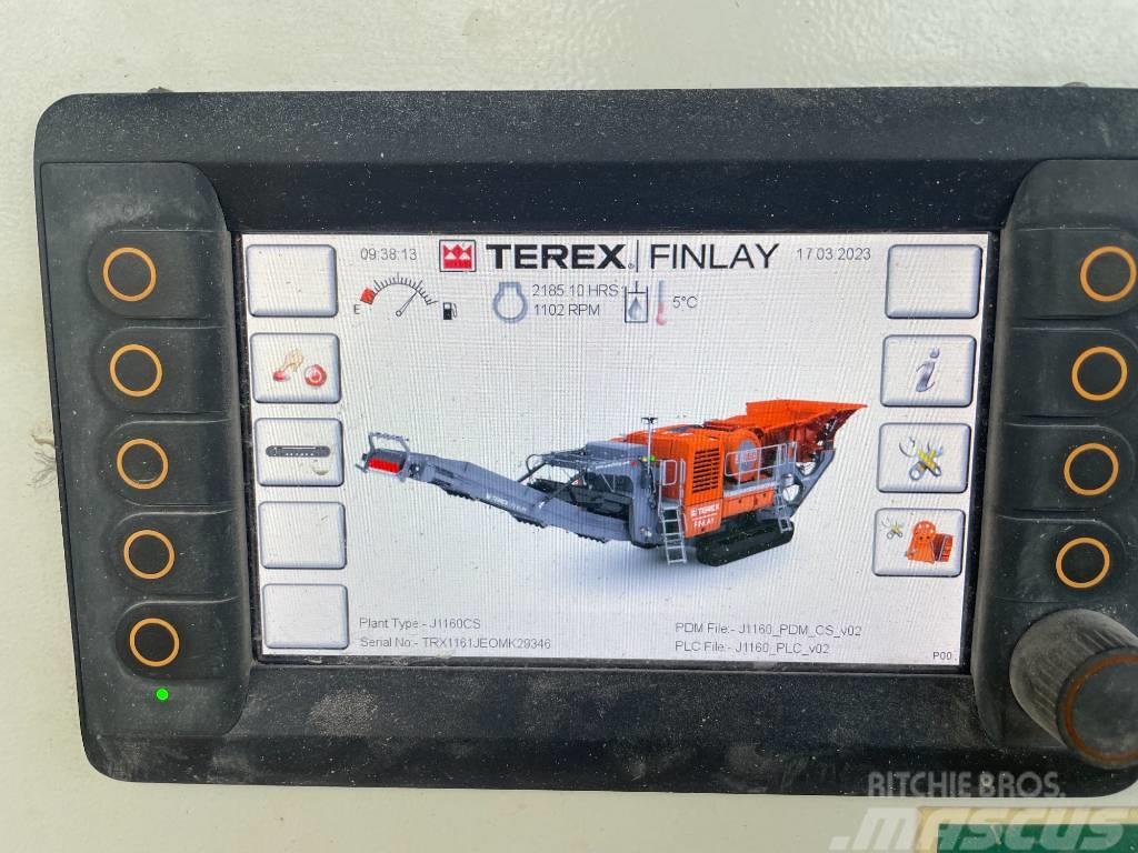 Terex Finlay J1160 kæbeknuser Mobilní drtiče