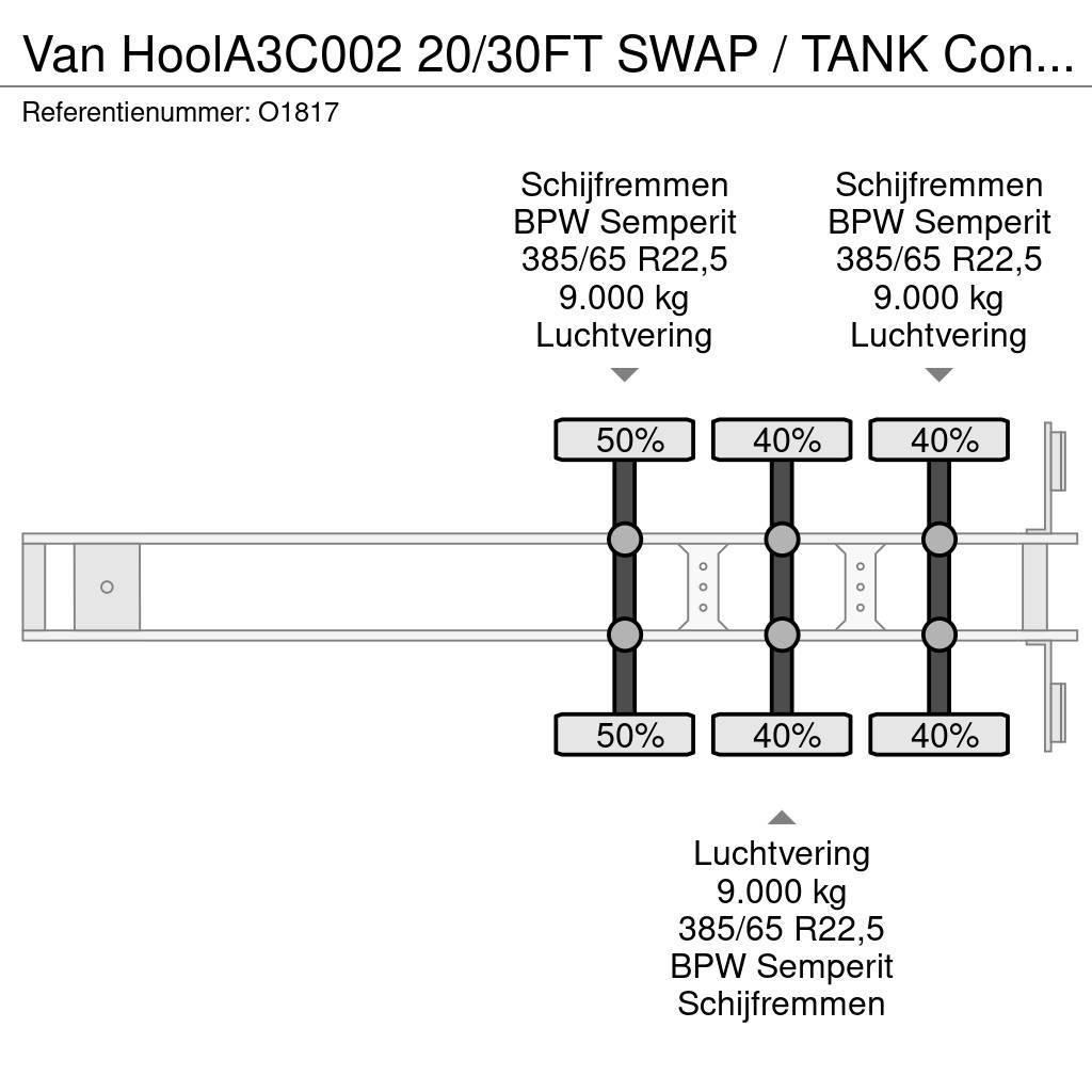 Van Hool A3C002 20/30FT SWAP / TANK ContainerChassis - Alco Kontejnerové návěsy