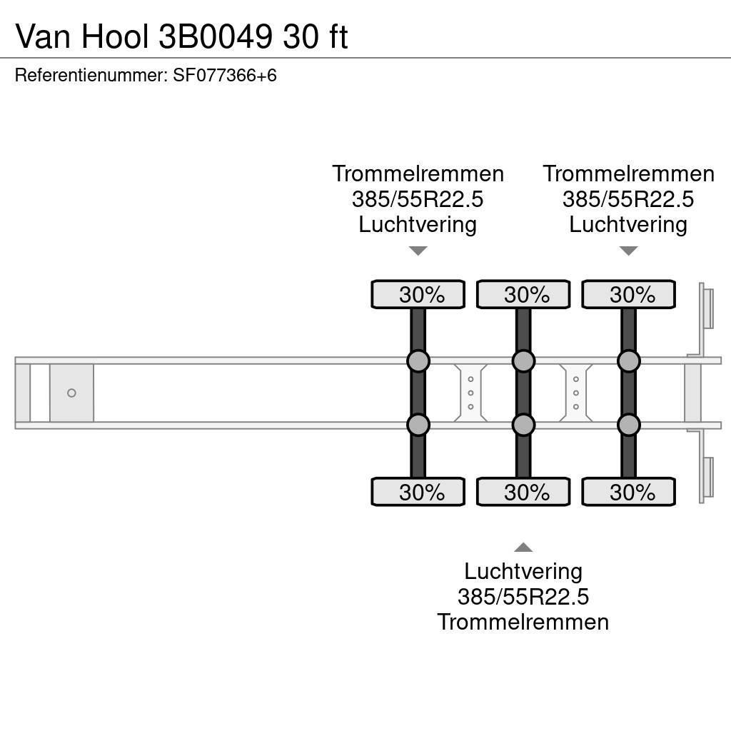 Van Hool 3B0049 30 ft Kontejnerové návěsy