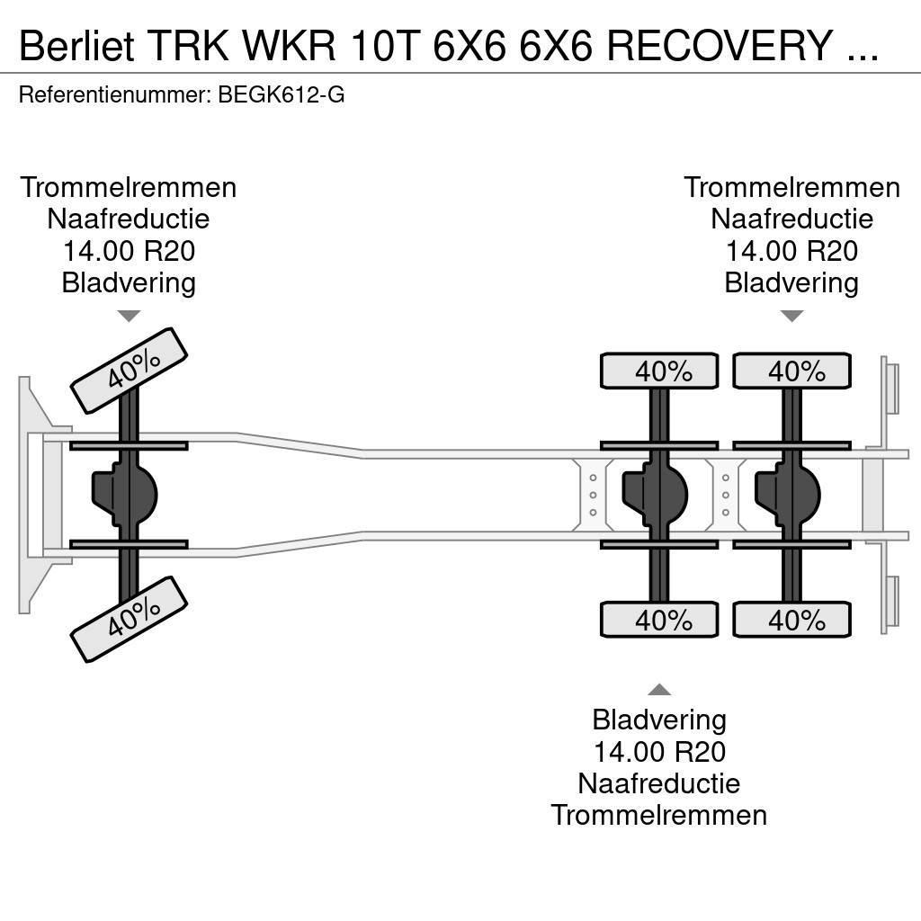 Berliet TRK WKR 10T 6X6 6X6 RECOVERY TRUCK 8589 KM Vyprošťovací vozidla