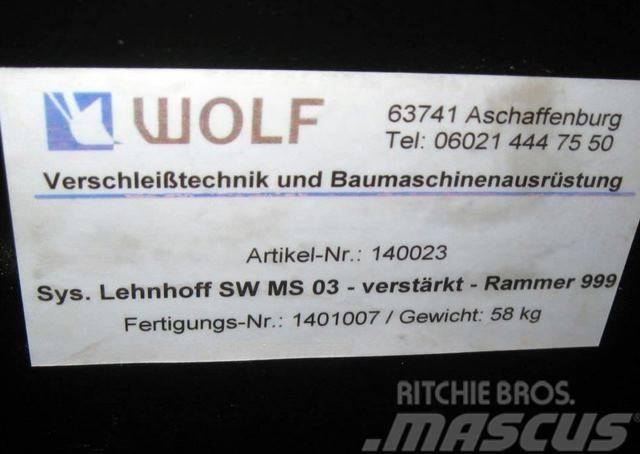 Wolf Schraubadapter MS03 zu Rammer 999 Rychlospojky