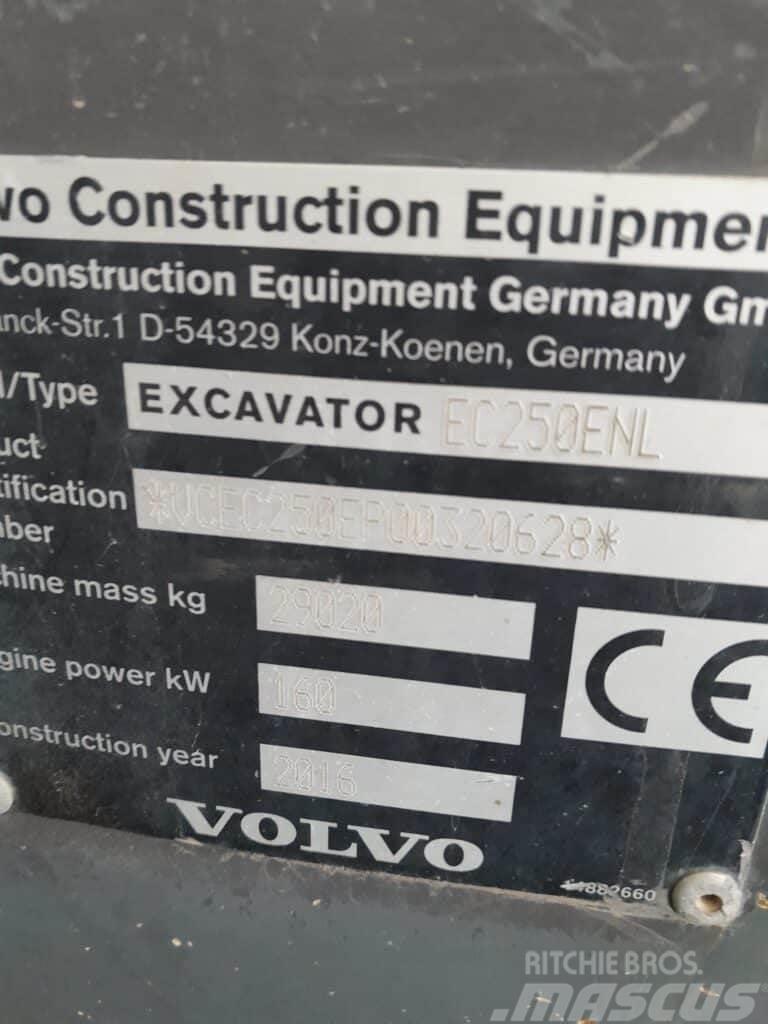 Volvo EC250ENL Pásová rýpadla