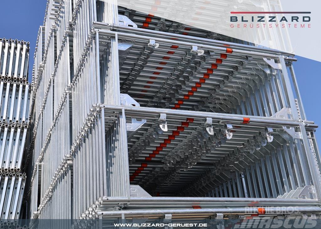  162,71 m² Neues Blizzard Stahlgerüst Blizzard S70 Lešenářské zařízení