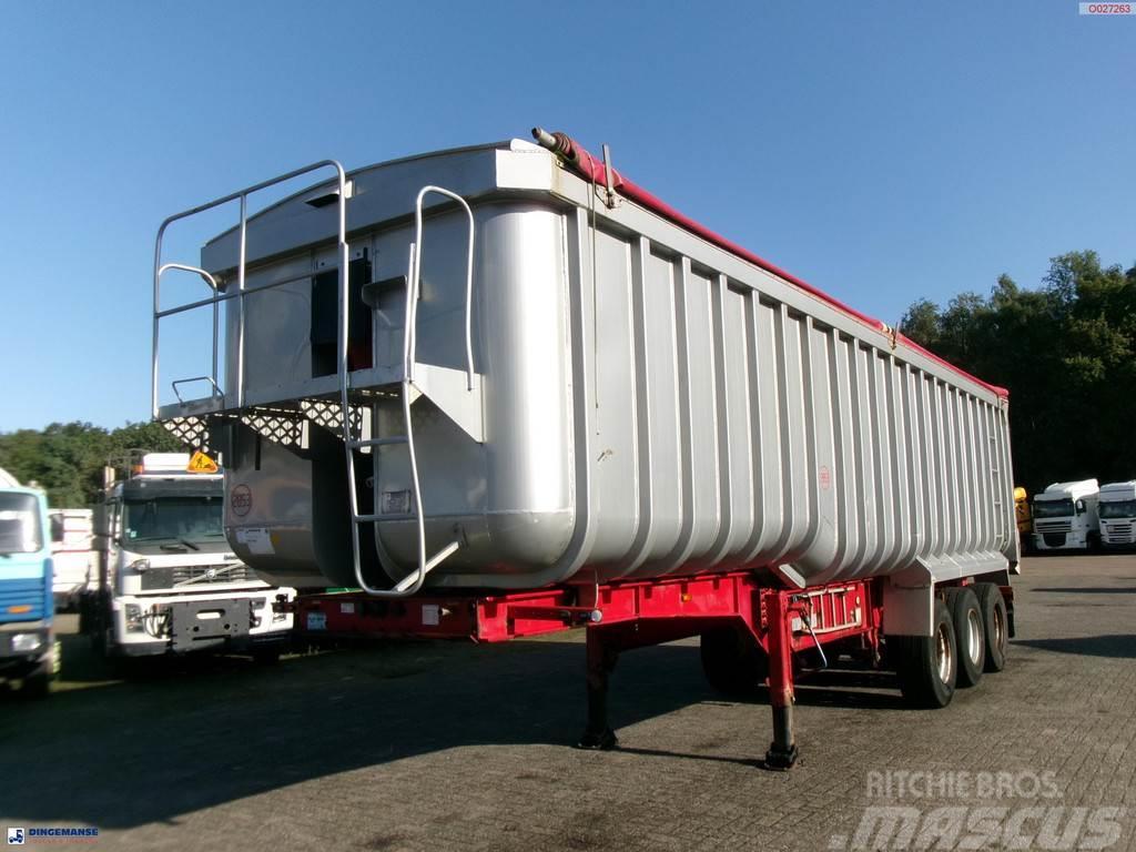 Montracon Tipper trailer alu 50.5 m3 + tarpaulin Sklápěcí návěsy