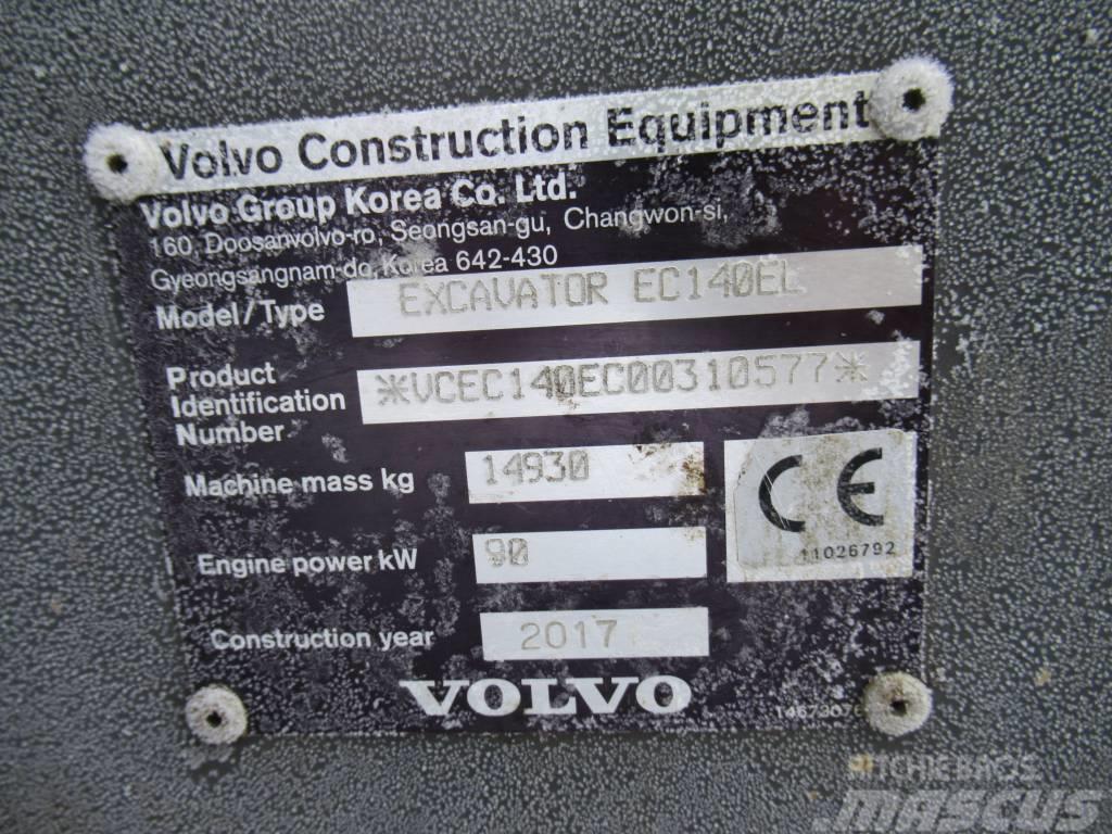Volvo EC 140 E L Pásová rýpadla