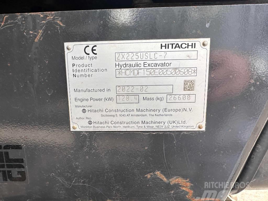 Hitachi ZX 225 uslc-7 Pásová rýpadla