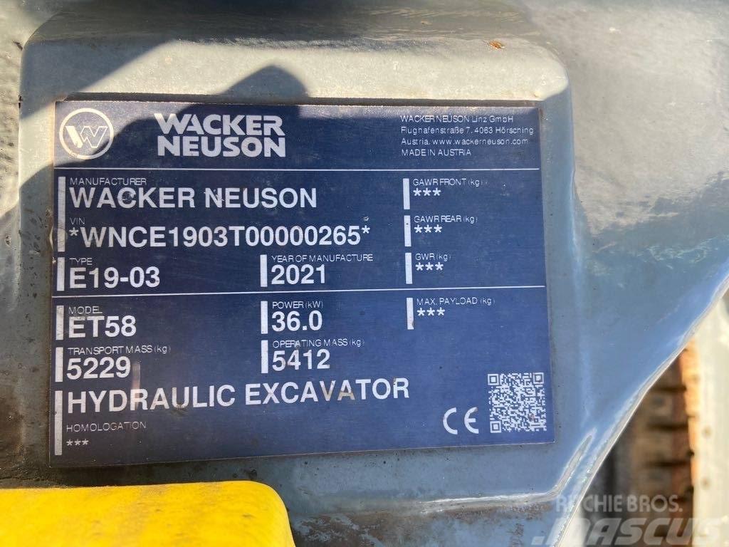 Wacker Neuson ET58 Pásová rýpadla