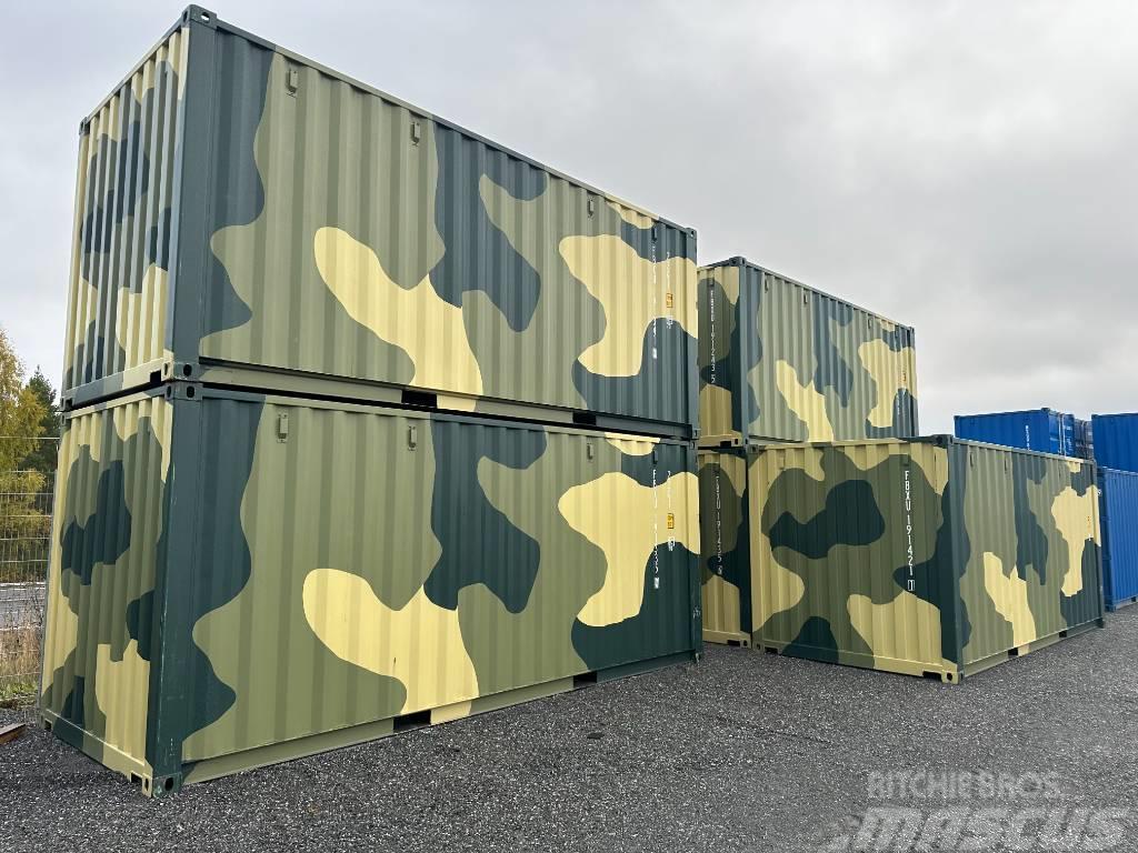  Sjöfartscontainer nya 20fots Camouflage Container Přepravní kontejnery