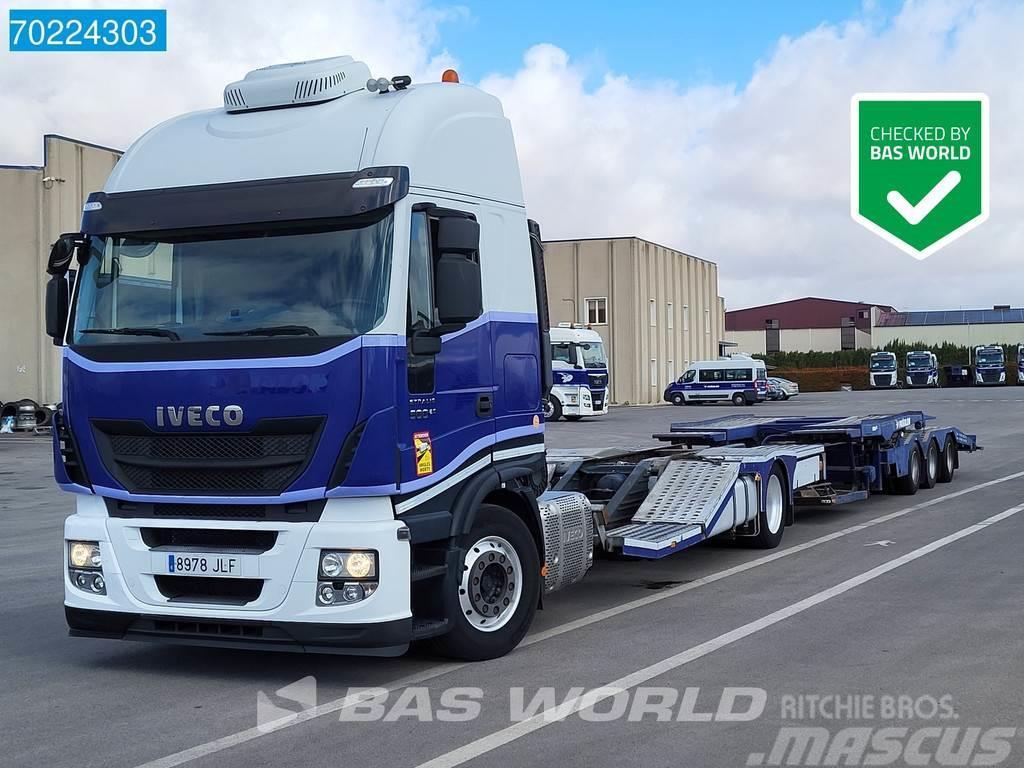 Iveco Stralis 500 4X2 ROLFO Truck transporter Standklima Nákladní vozy na přepravu automobilů