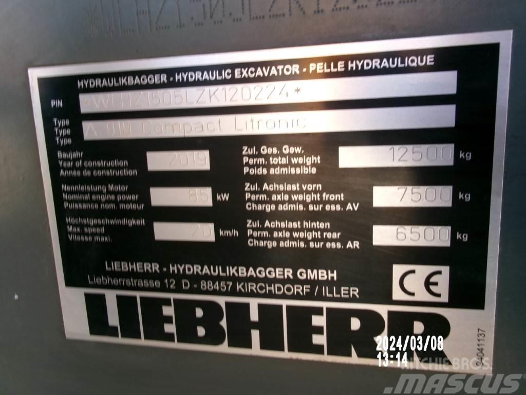 Liebherr A 910 Compact Litronic Kolová rýpadla