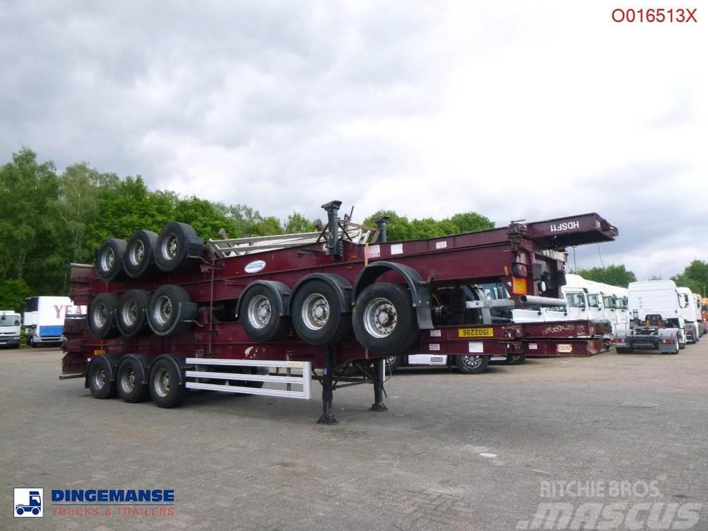Dennison Stack - 4 x container trailer 40 ft Kontejnerové návěsy