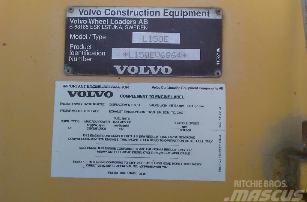 Volvo Wheel Loader L150E Kolové nakladače