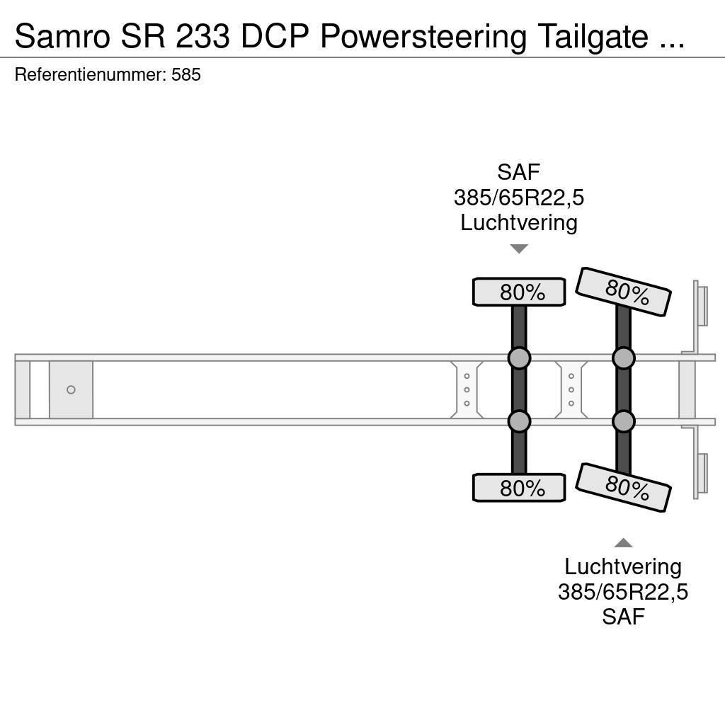 Samro SR 233 DCP Powersteering Tailgate NL Trailer! Skříňové návěsy