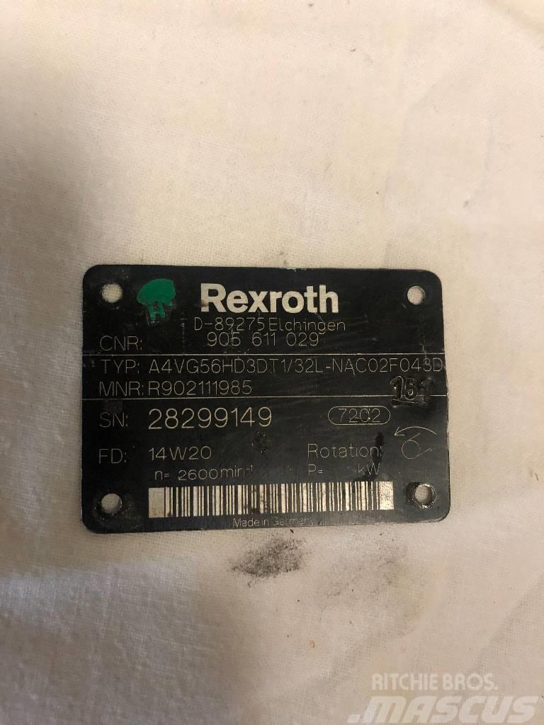 Rexroth A4VG56HD3DT1/32L-NAC02FO43D Ostatní komponenty