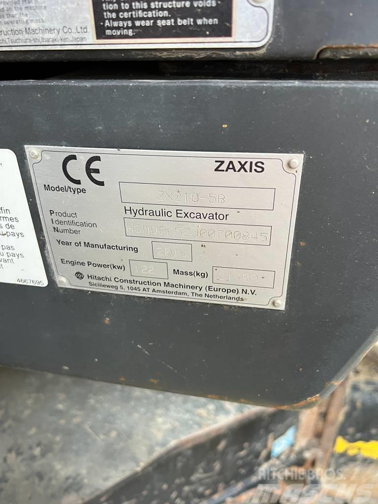 Hitachi ZX210LC Pásová rýpadla